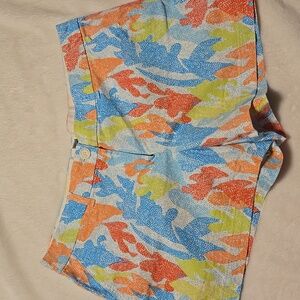 Crown & Ivy coral reef design shorts Size 14P